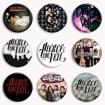 Pierce The Veil Music Band Colide With The Sky, cubierta del álbum, Pin de botón suave, broche para amantes de la música, colección de Fans, regalo para amigos