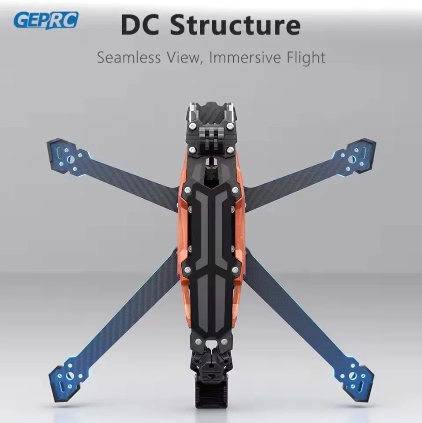 GEPRC GEP-Vapor-D O4 Pro 5/6" Kohlefaserrahmen – für RC FPV Quadcopter Ersatzteile
