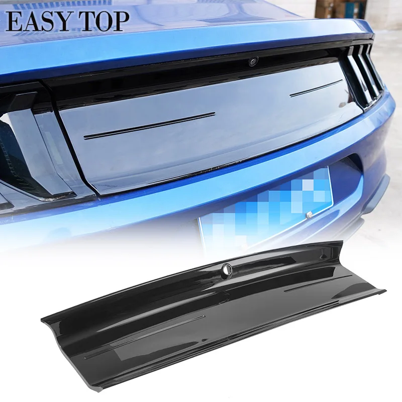 Painted Black License Plate Frame For Ford Mustang 2015+