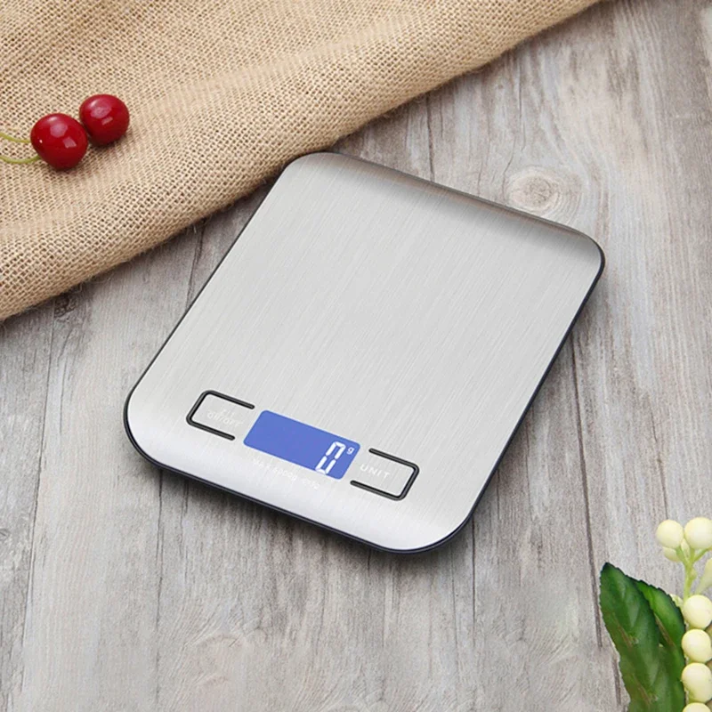 10kg Kitchen Scales Measuring Tools Coffee Roasting Food Scale Digital Small Rechargeable Stainless Steel Electronic Scale