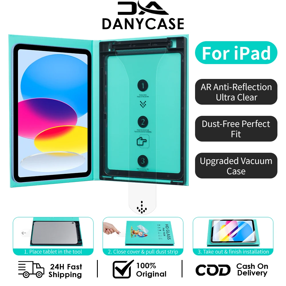 1/2Pcs Screen Protector Tempered Glass FiLm For  Apple ipad 