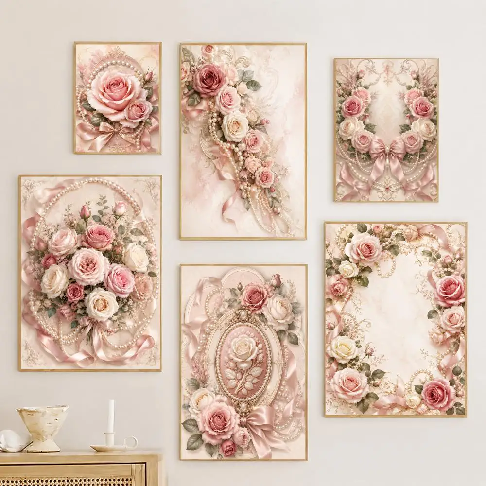 Pearl And Rose Poster Poster Anime Movie Music Wall Art Posters Room Decor for Bedroom Interior Decoration