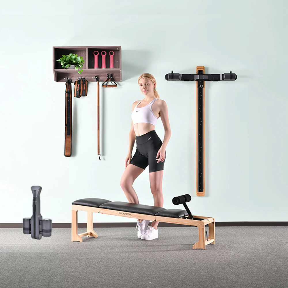 

Fitness Home Gym Training Squat Exercise Squat Trainer With Foldable Weight Bench