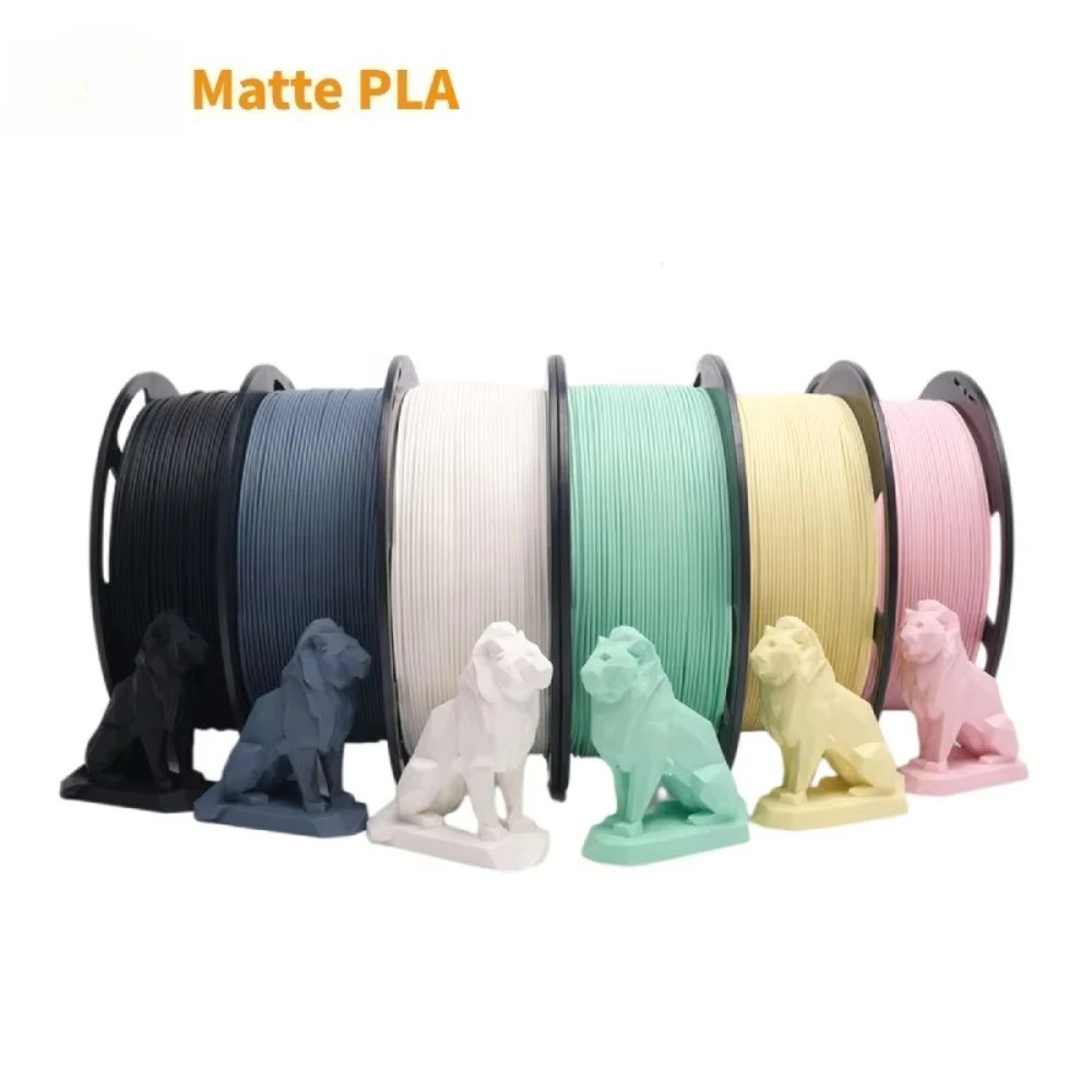 Matte Surface Polylactic Acid Filament 1.75mm 1kg Tangle-Free Spool Stable Feeding For Desktop FDM 3D Printers