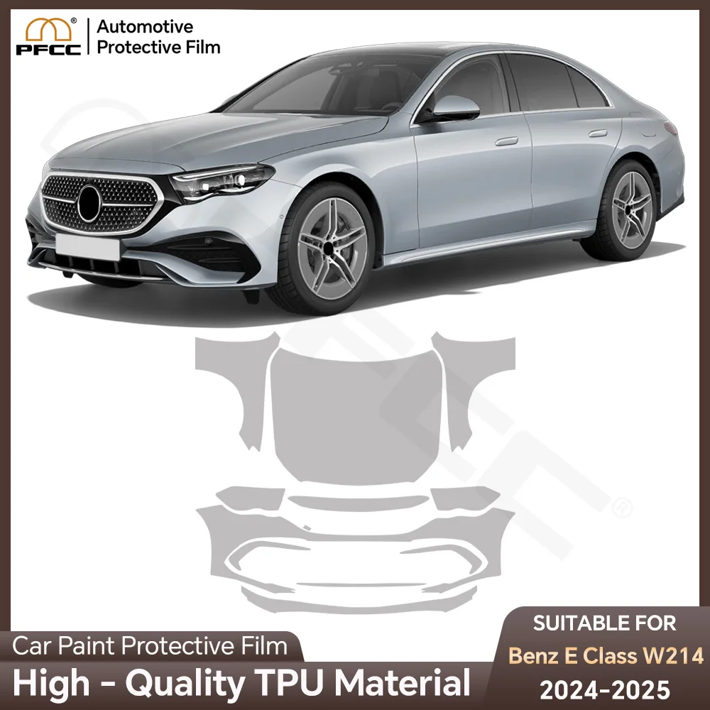 

Clear PPF Film for Car 8.5mil TPU Paint Protection Film High Gloss Anti-Scratch For Benz E Class W214 2024 2025 Car Accessory