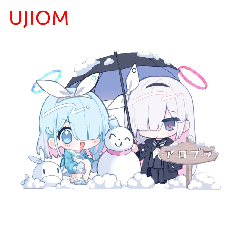 UJIOM Amusing Blue Achieve ARONA Anime Peripheral Wall Sticker Exquisite High Quality PVC Decal Kitchen Cupboard Decoration