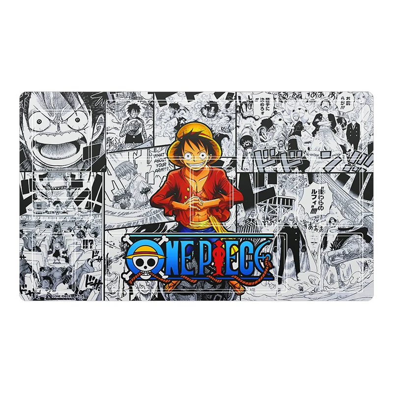 One Piece OPCG Cards Pad Luffy Zoro Sanji Nami Chopper Robin DIY Anime Game Characters 600X350mm Single Player Battle Card Mat