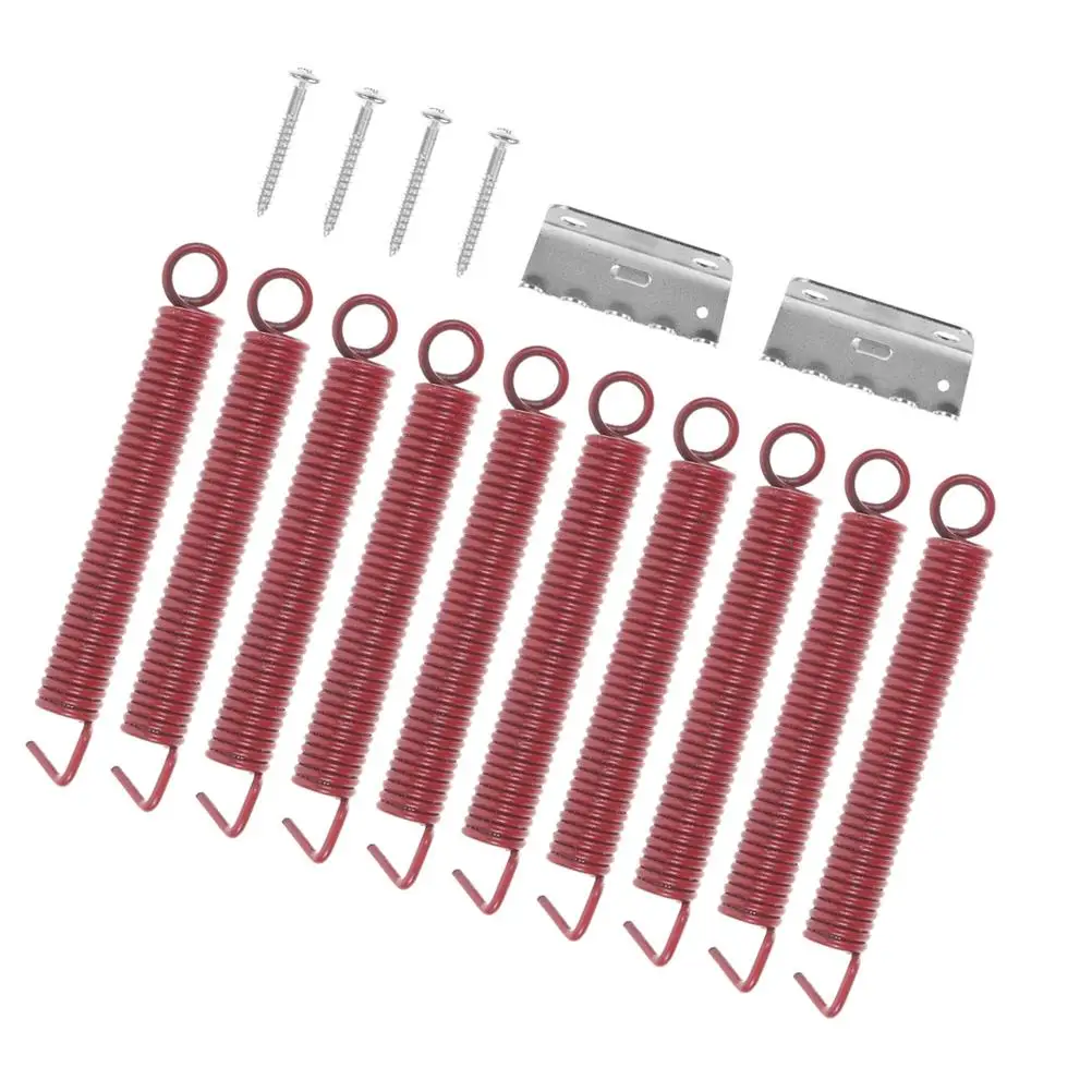 

2 Sets Red Guitar Accessories Springs Single Tremolo Bridge Electric Replacement Parts Metal Instrument Guitar Components
