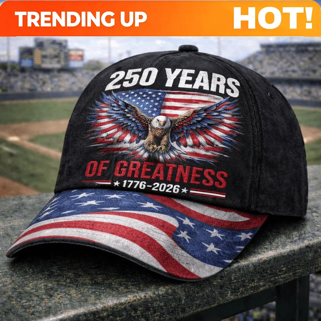 Vintage Adjustable Dad Hat Featuring A Patriotic Eagle Graphic, Perfect For Outdoor Events And Music Festivals, With A Flag