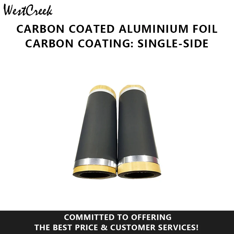 

Single Sided Carbon Coated Aluminum foil (Thickness 1+16um Width 15+230+15mm) Lithium Current Collector