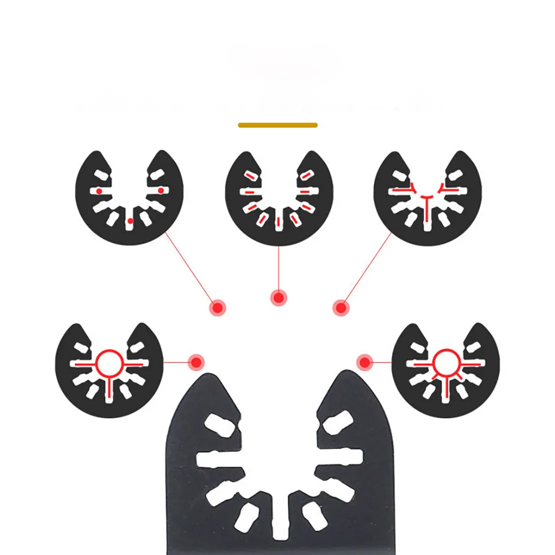 2Pcs High Carbon Steel Cutting Carpet High Rug Plastic Universal Saw Blade Trimming Machine  Artifact