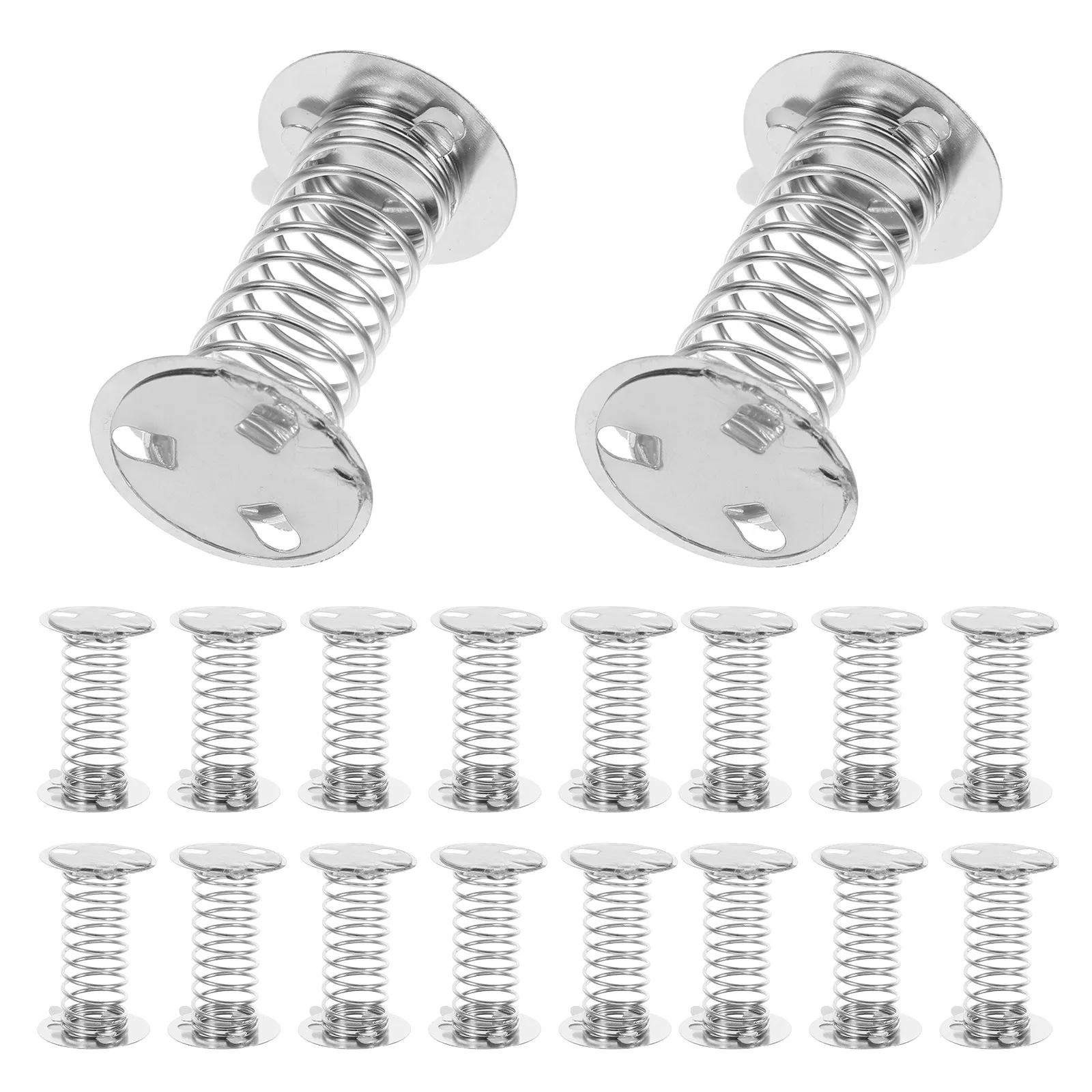 20Pcs Stainless Steel Wobble Spring Base for Car Bobblehead Decoration Dashboard Mount Rocking Display Stand Craft Parts