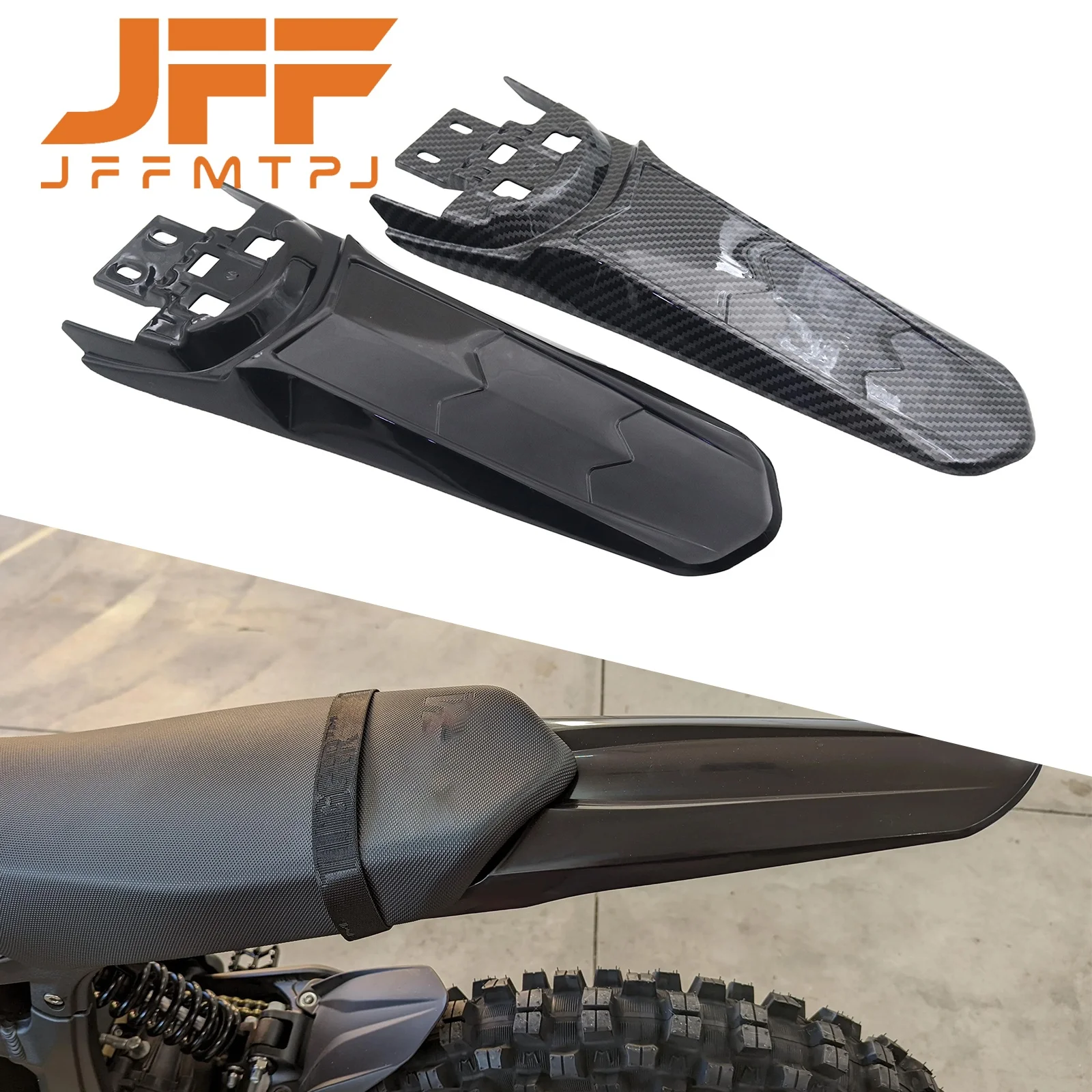 Modified Extended Longer Rear Fender For SurRon Light Bee S and Light Bee X Universal Extra Long Dirt Pit Mudguard Tail Fender