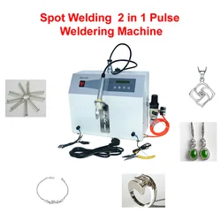 2 In 1 Jewelry Welding Machine Spot Welding  Pulse Sparkle Spot Gold And Silver Processing Weldering Machine