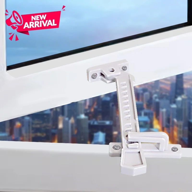 جديد في الخارج فتح نافذة المحدد مزلاج سدادة محدد قفل أمان الطفل ABS الرياح هدفين المثبت بابية نافذة دعم الصيد