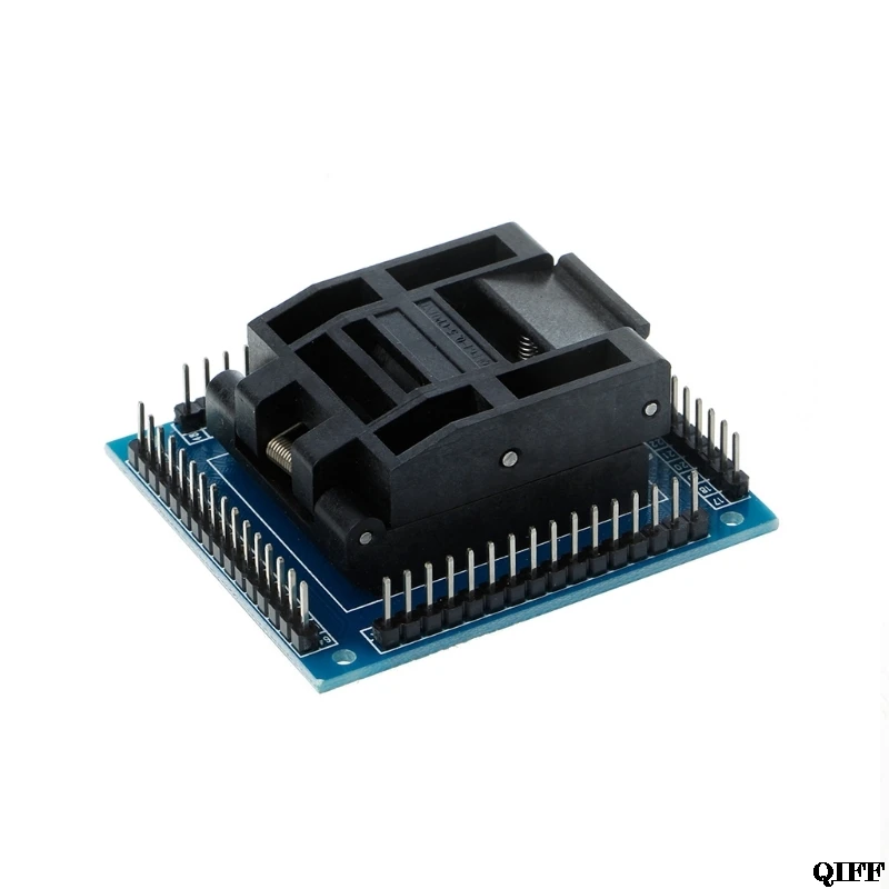 Drop Ship&Wholesale Test Socket Programming Adapter Conversion Block For 0.5m QFP64 TQFP64 LQFP64 IC APR28