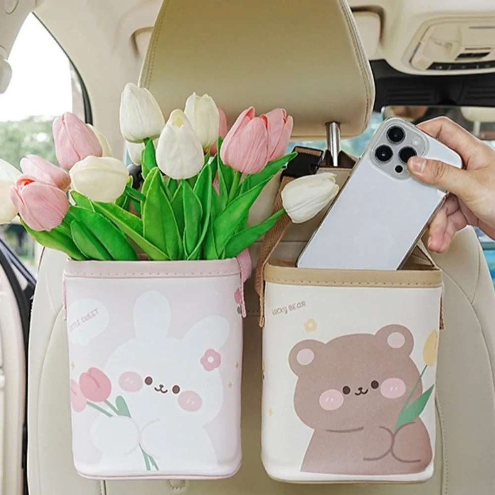 

Портативные подвесные автомобильные мусорные баки, герметичные чистящие средства, контейнер для мусора, небольшой автомобильный мусорный бак, автомобильные аксессуары для интерьера