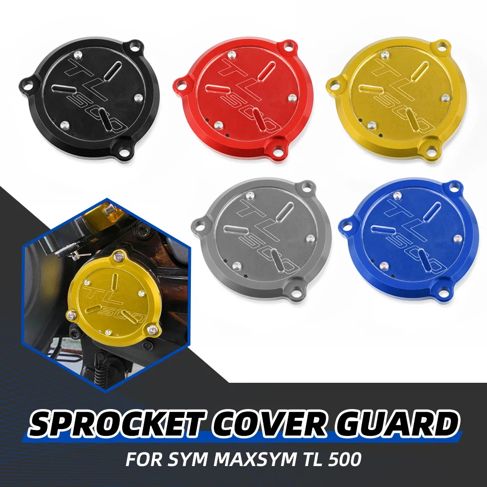 2020 2021 2022 TL500 TL508 Motorcycle Accessories Frame Hole Cover Front Drive Shaft Front Sprocket Cover For SYM MAXSYM TL 500