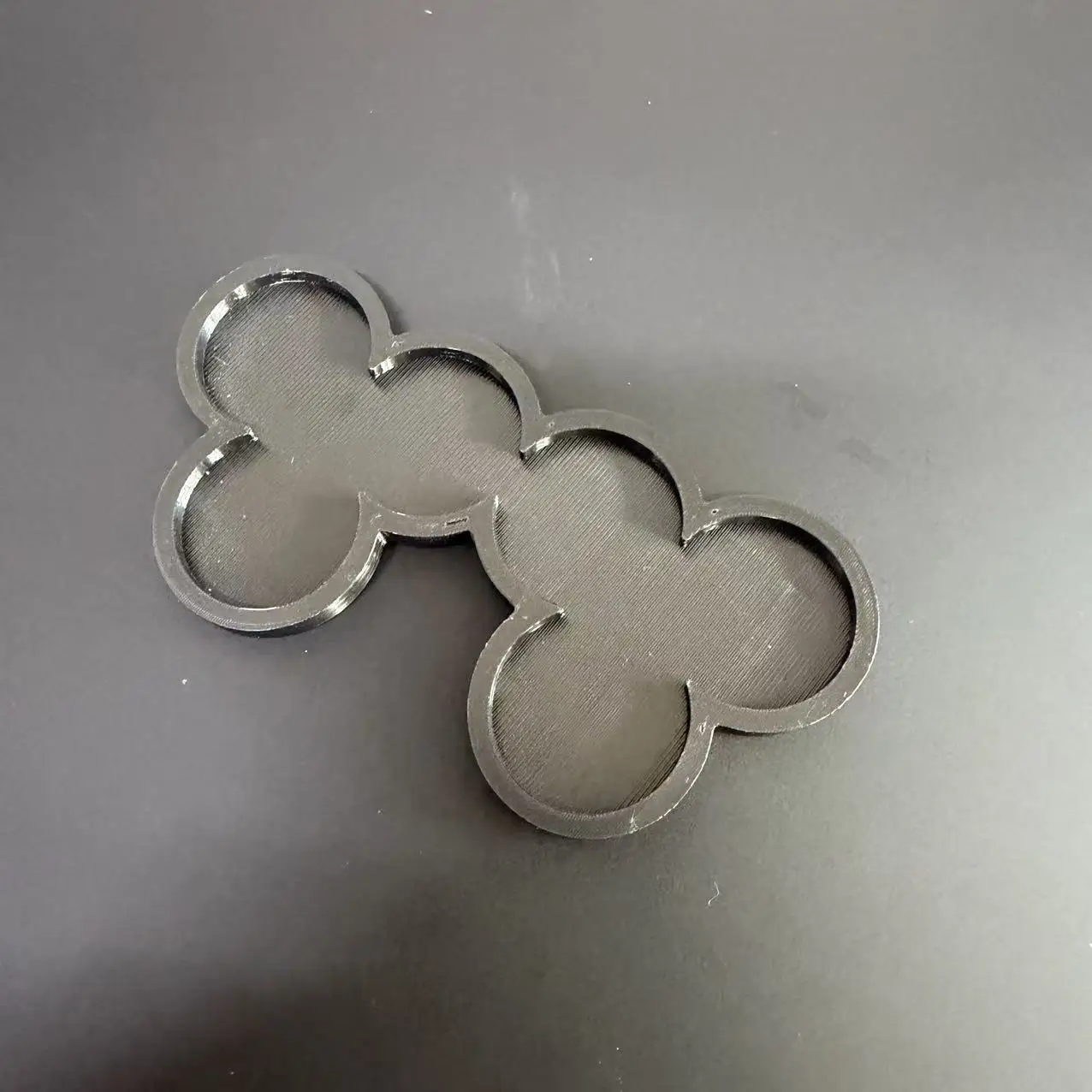 25 mm bewegingsbak 3D-geprint model voor 25 mm ronde bases