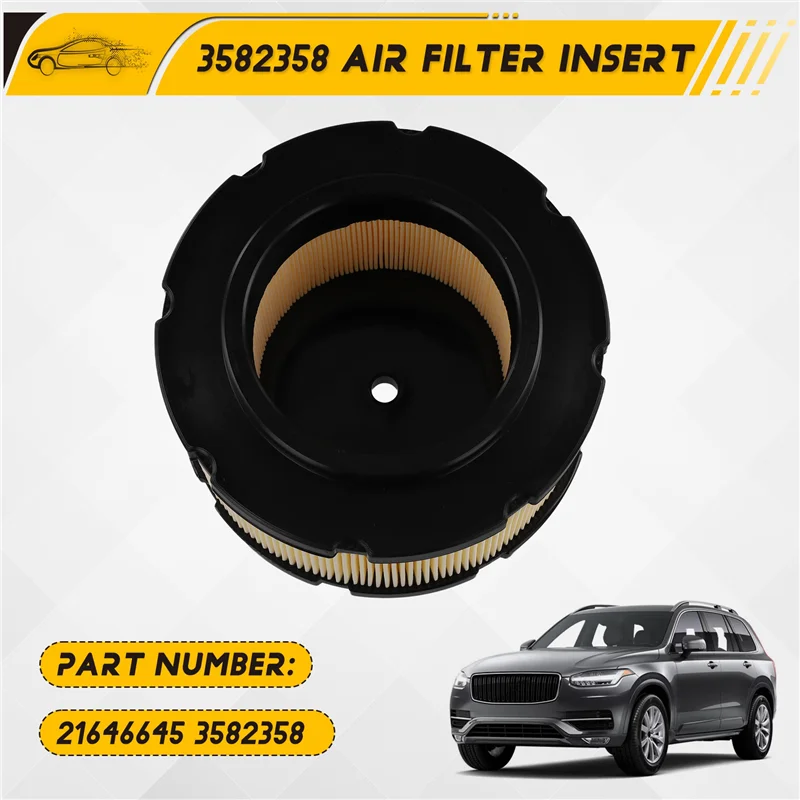 A20K-3582358 إدراج فلتر الهواء لفولفو بنتا D AD AQ TAMD TMD 31 41 محركات 21646645 18-7908 جديد 155 مللي متر #6