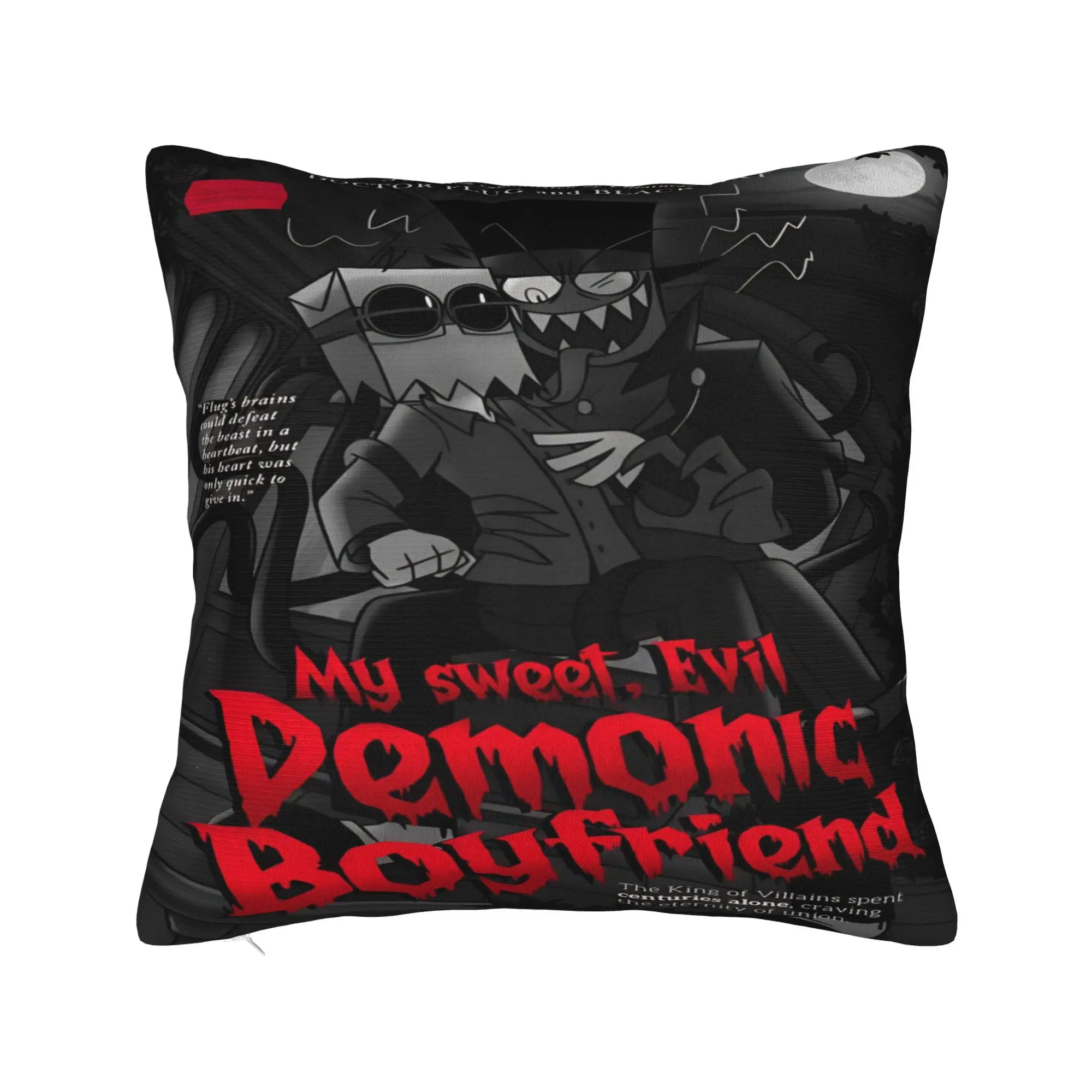 Villainous Comdy Pillowcases Merch Printed Cushion Cover  Throw Pillow Cover Seat Decor Zippered Multi Size