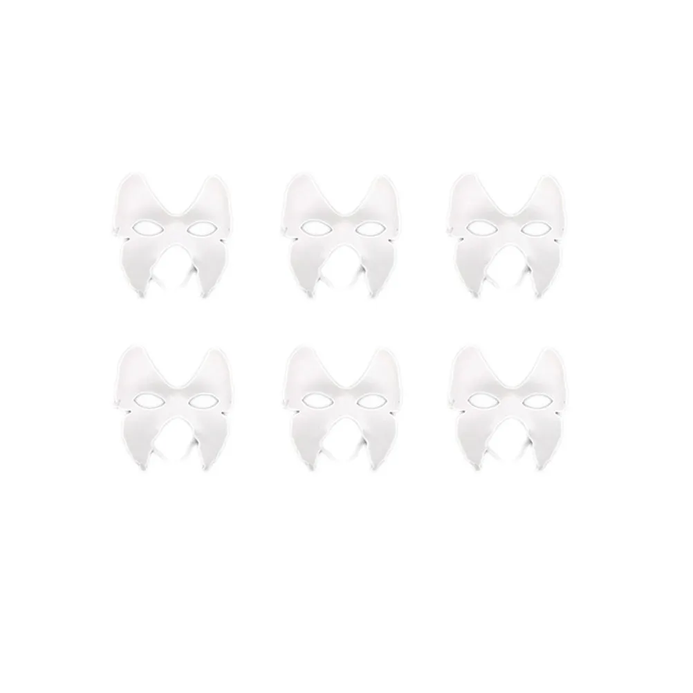 

8 Pcs Blank Mask Masquerade White Masks Halloween Paper Pulp DIY Unpainted Men and Women