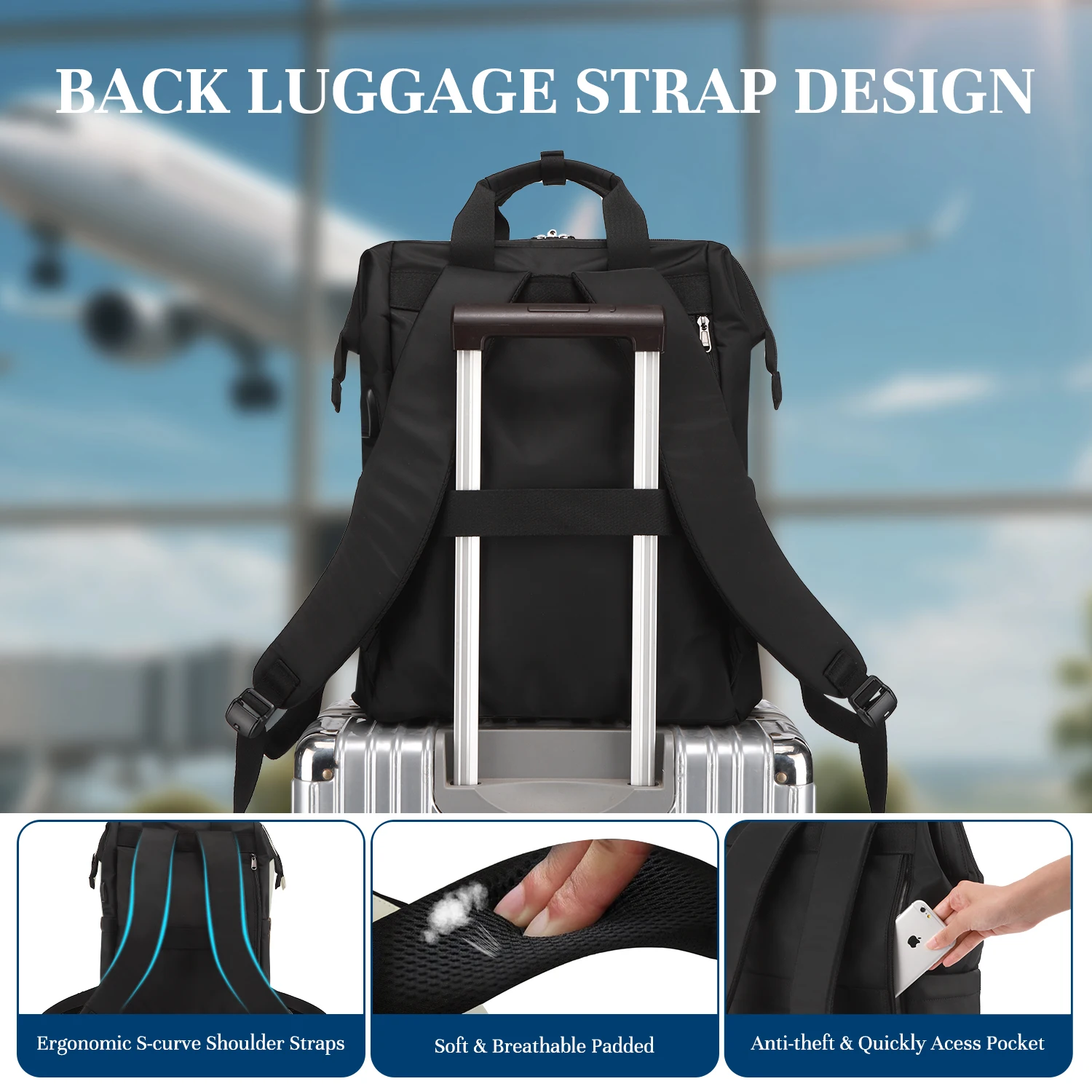 Timeet 15.6 Polegada/17 Polegada mochila portátil dos homens de carregamento usb mochila viagem grande capacidade à prova dwaterproof água saco bagagem negócios