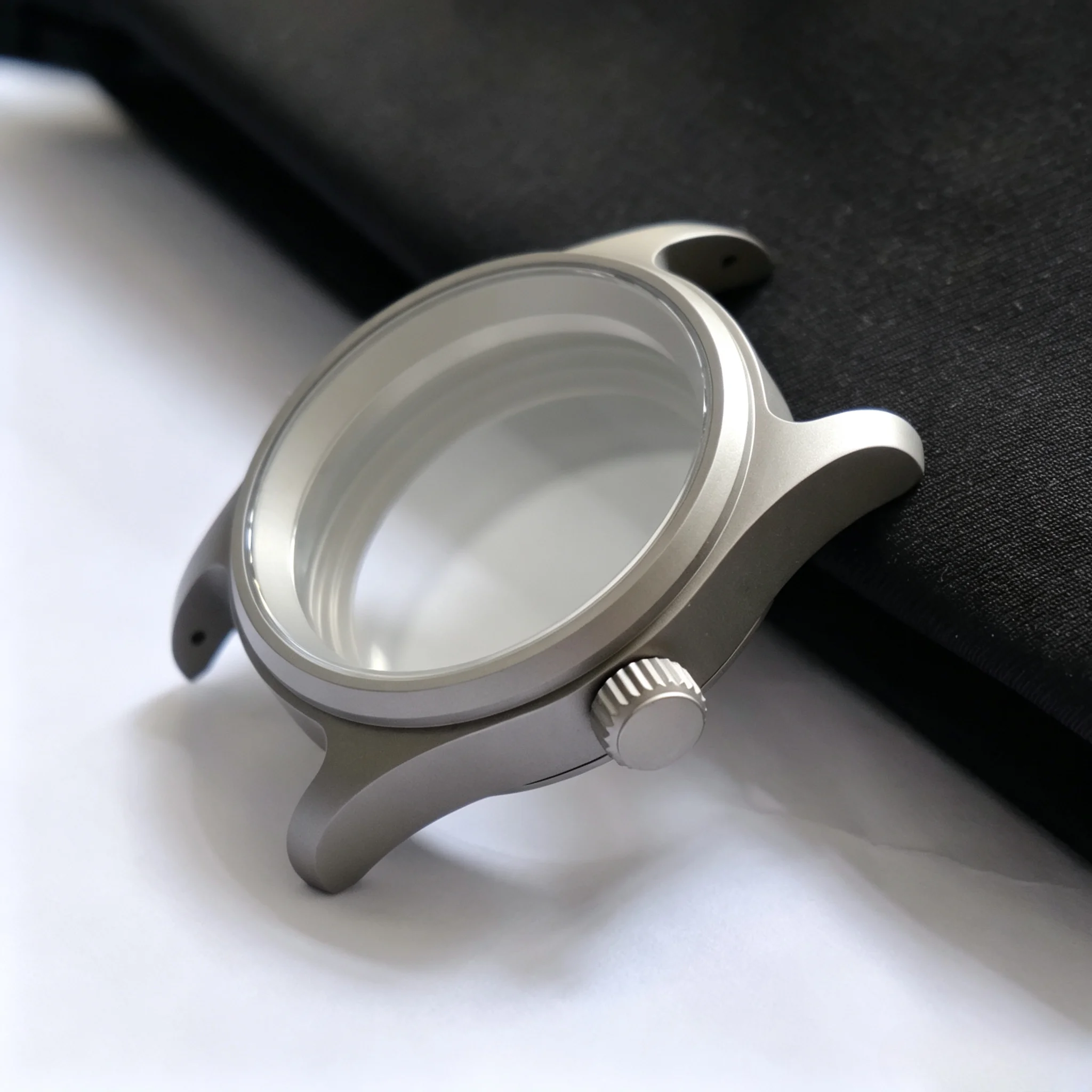 NH35 36mm Titanium Alloy Gray Watch Case Pilot 10ATM Shell for 20mm Strap for NH34 NH36 4R35 4R36 7S26 NH70 Movement Sapphire