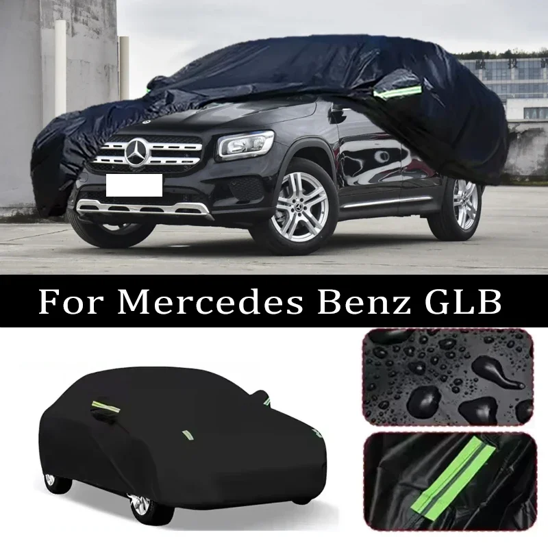 

For Mercedes Benz GLB Car Covers Outdoor Waterproof Dustproof Sun Rain Snow Protection Thick Oxford Cloth Full Car Accessories