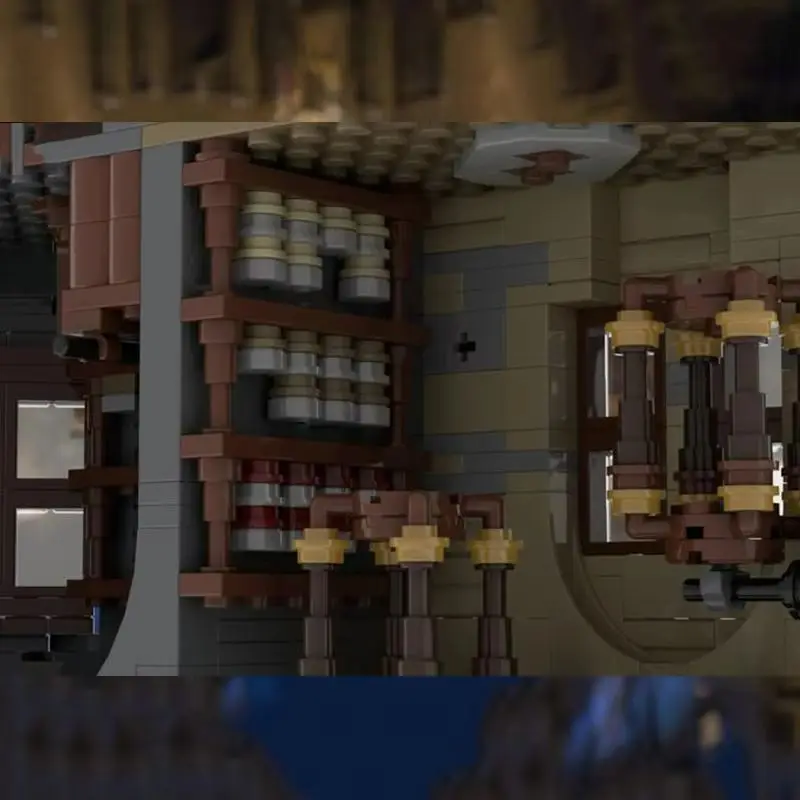 

Classic Movie Scene MOC Owl Emporium Store Building Blocks Castle Model DIY Assembly Bricks Toys Collection Display Xmas Gifts