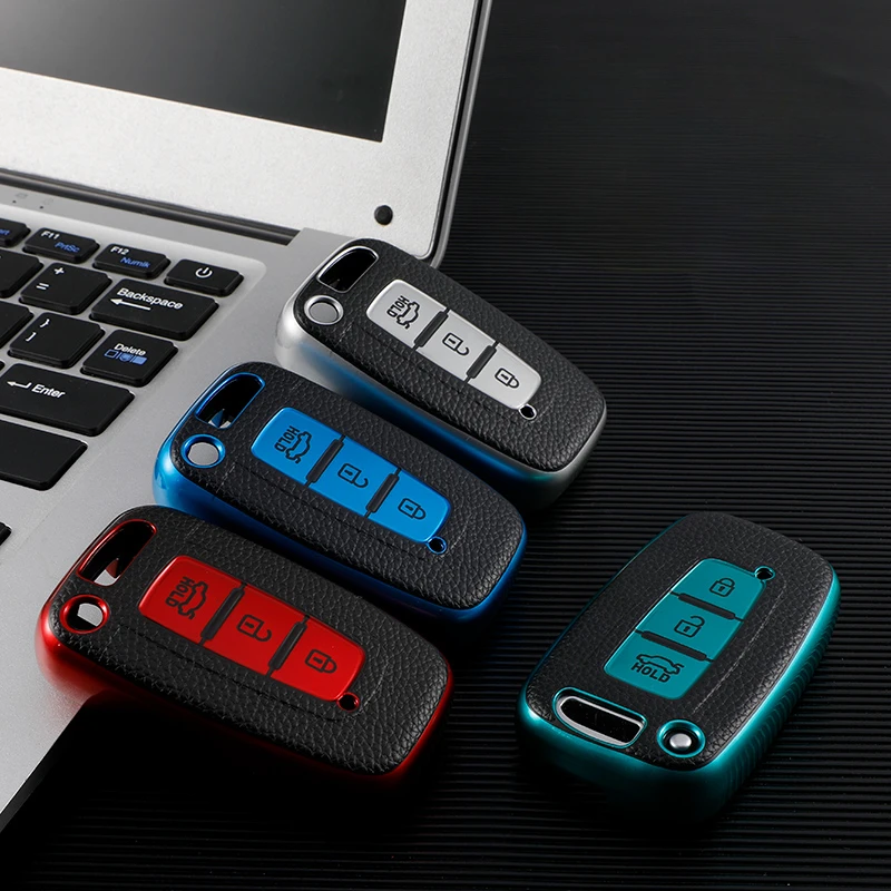 

Car Remote Key Case Cover for Hyundai I35 Sonata Elantra for Kia Ray K2 K5 New Sportage