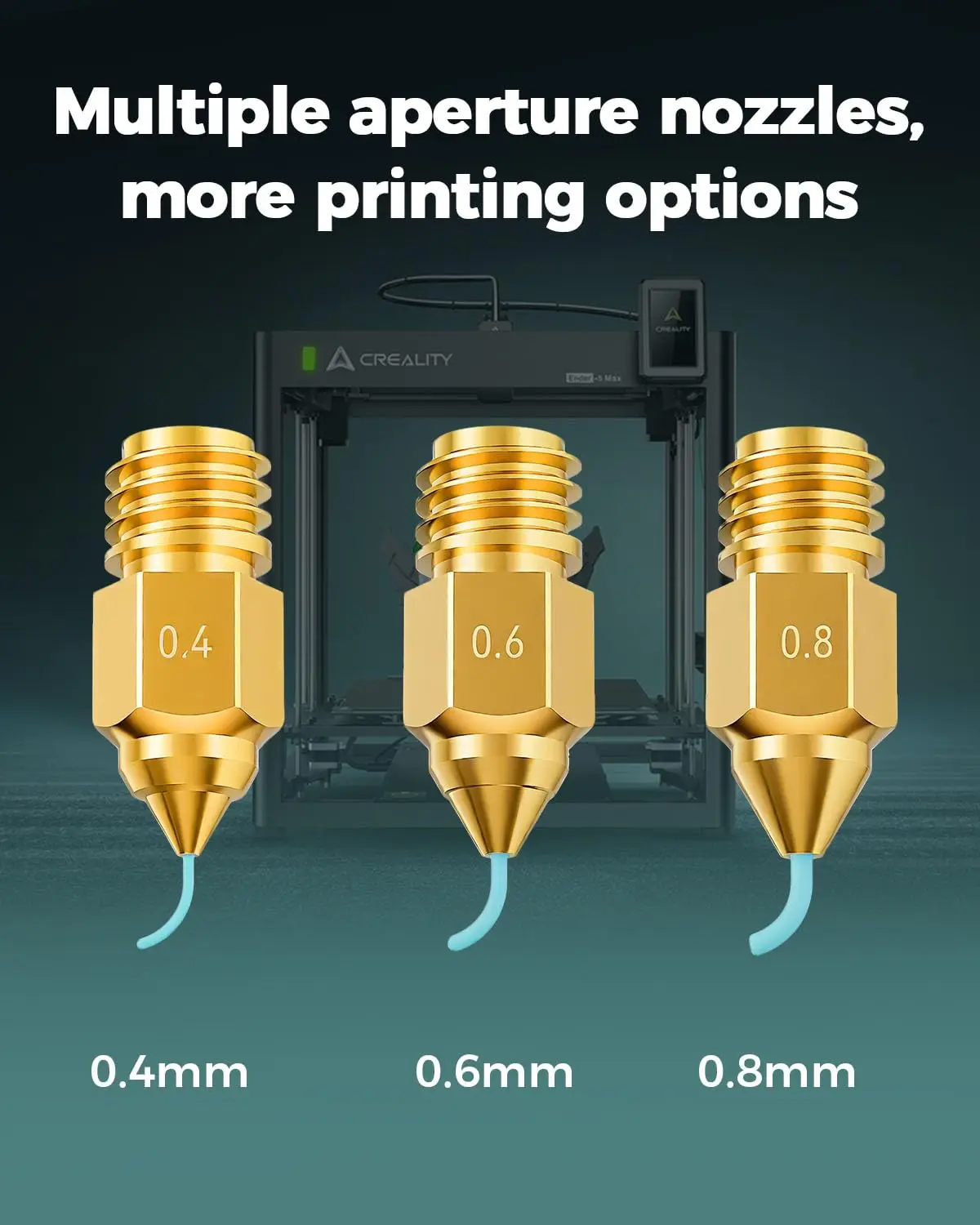 Creality Ender 5 Max Messingdüse 0,4/0,6/0,8 Ender 5 Max Hotend-Teile Hohe Wärmeleitfähigkeit Ender 5 Max Zubehör – Detail 8