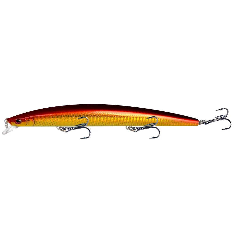 Wobbler Longcast Minnow para lucio, cebo duro flotante agua salada - imagen 3