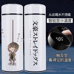 Anime Bungo Stray Dogs Water Cup Cartoon Figure 3d Printed Thermos Dazaii Thermal Mug Nagakara Chuuya Mug con alta qualità