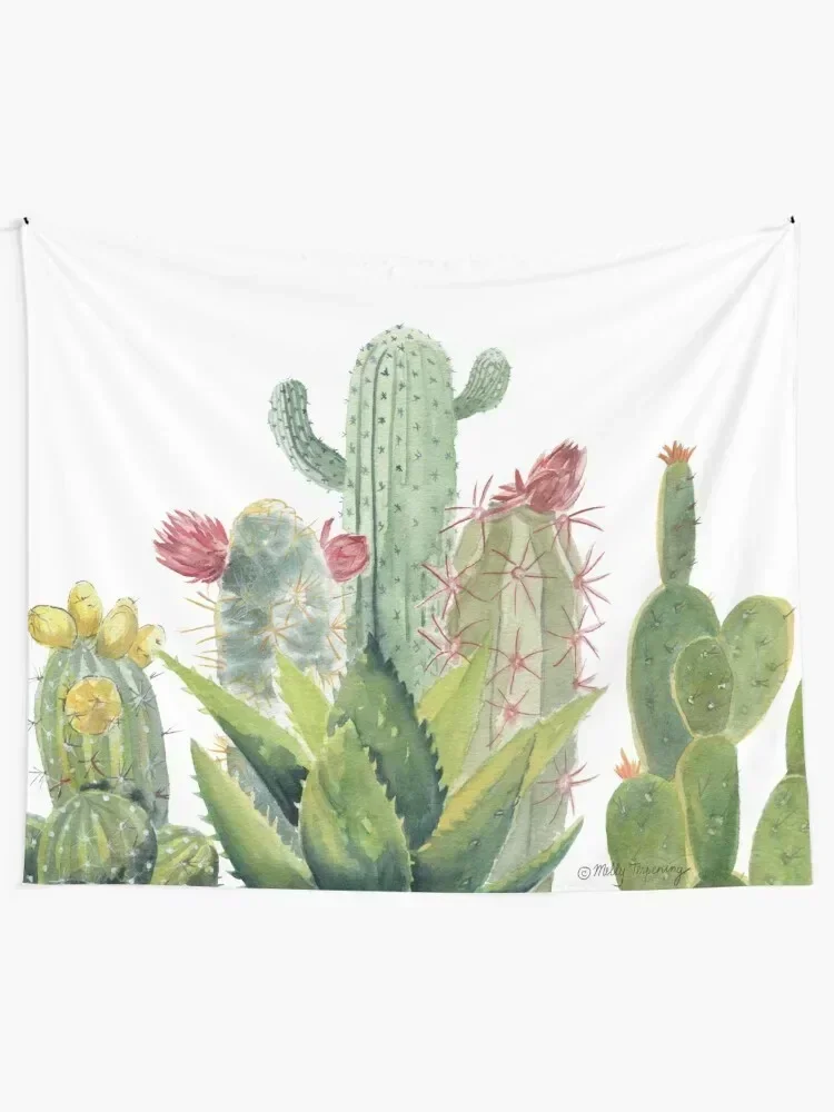 Cactus Watercolor Tapestry Wall Art House Decoration Bedroom Decoration Wall Decor Hanging Tapestry