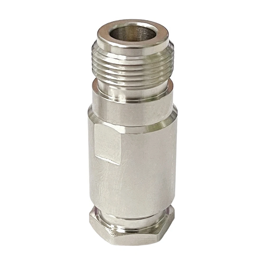 Abrazadera de conector coaxial RF Tipo N Hembra para Cable RG8, RG213, LMR400, niquelado recto, nuevo, venta al por mayor para WIFI, 1 ud.
