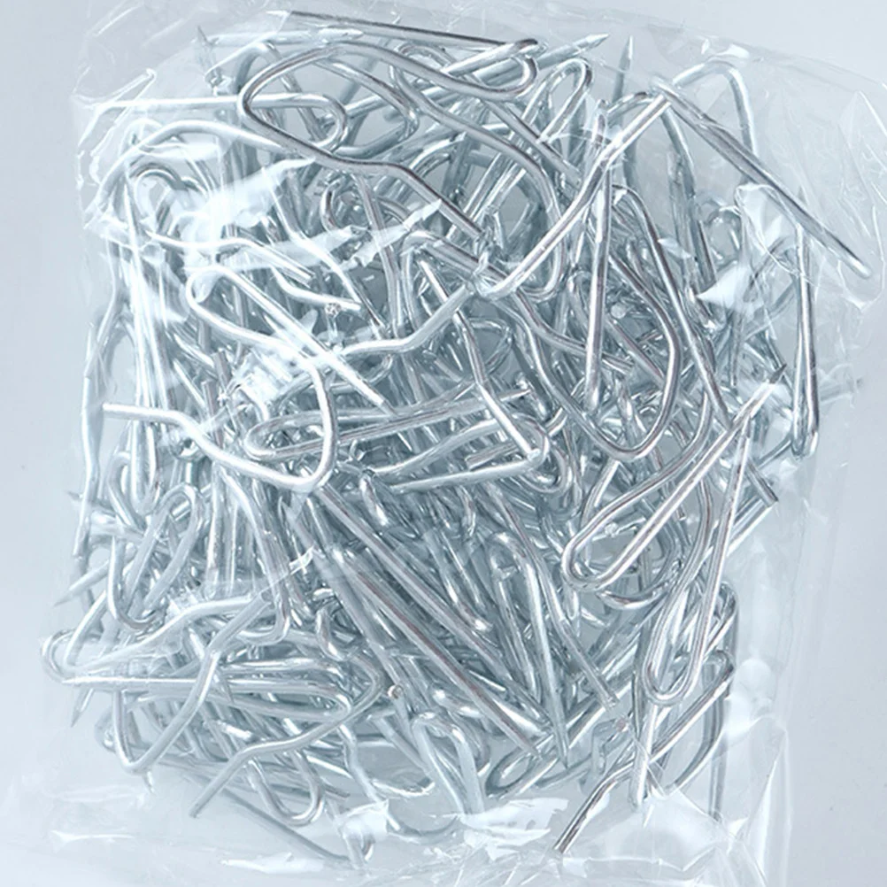 

350pcs Iron Curtain Hooks Heavy Duty Metal Hanger For Shower Bathroom Drapery Pin On Hook S-Hook Storage Easy