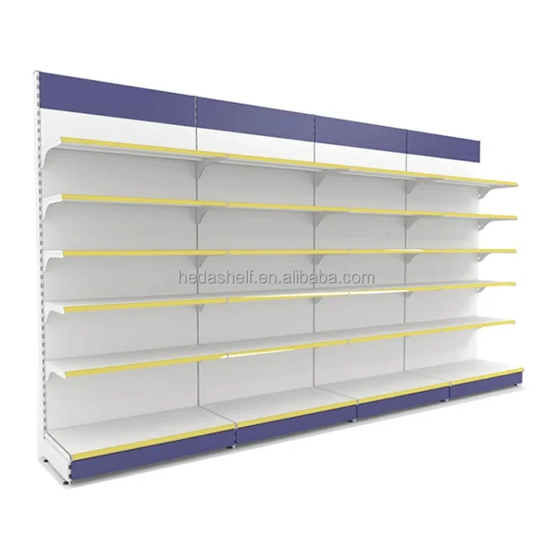 custom.Factory Custom Gondola Shelving Store Display Rack Convenience Store Shelves