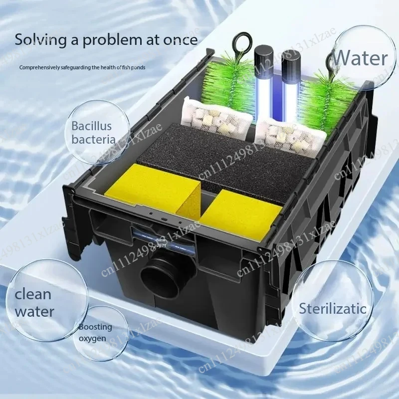 Fish Pond External Water Circulation Filter - Outdoor Large Filtration Box Water Purification Equipment System