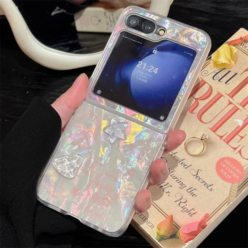 

Personalized Ocean Jellyfish for Samsung Galaxy Z Flip 7 6 5 4 Protective Back Cover for ZFlip5 ZFlip6 ZFlip7 Case Shell