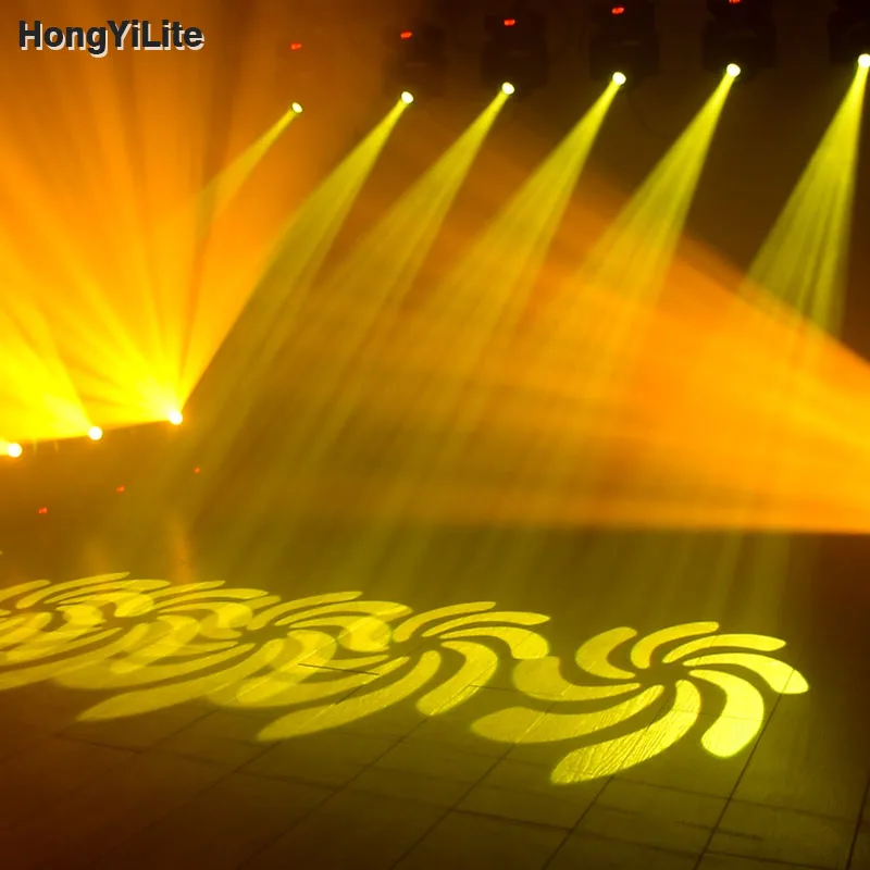 HONGYI LED Spot 60W Moving Head DJ Lights Mini Gobos And Colors Lyre Projector DMX Stage Lighting For Disco Dance Floor