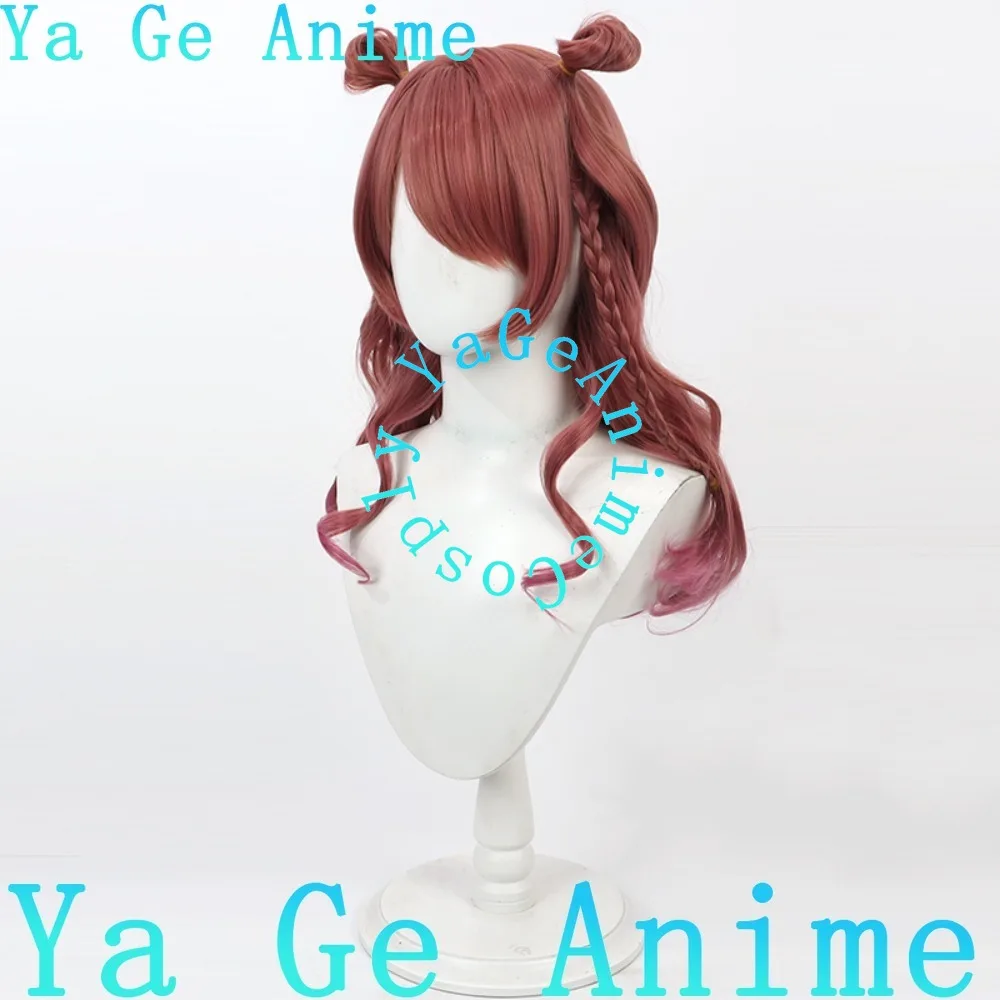 المعبود: مليون لايف! شعر مستعار هانامي ساكي التأثيري ألعاب الرسوم المتحركة لحفلات الهالوين كرنفال شعر صناعي مقاوم للحرارة