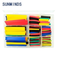 328PCS Polyolefin Insulation Heat Shrink Tubing Tube Sleeve Wrap Wire Assortment Shrinkable Tube Wrap Wire Cable Sleeves Set Hot