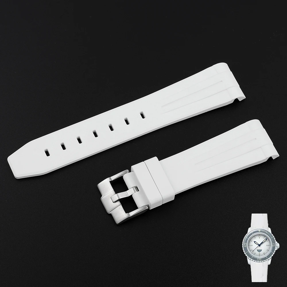 

High Quality Breathable Watch Strap For Women Men Quick Release Fluororubber Watch Bands Smart Watchband Belt Making Accessories