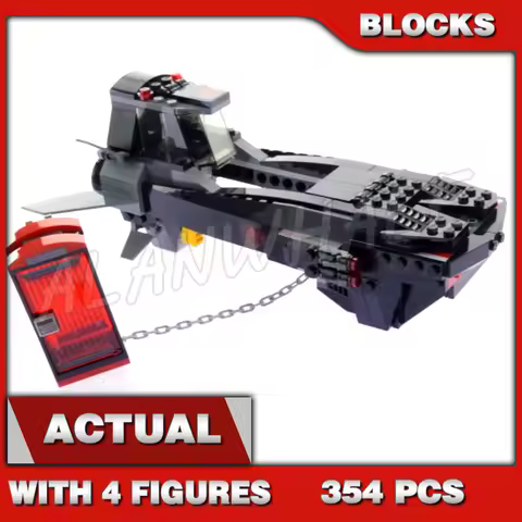 354pcs Super Fighter Revengers Iron Skull Sub Attack Deep Underwater Jet 07020 Building Blocks set Compatible With Model