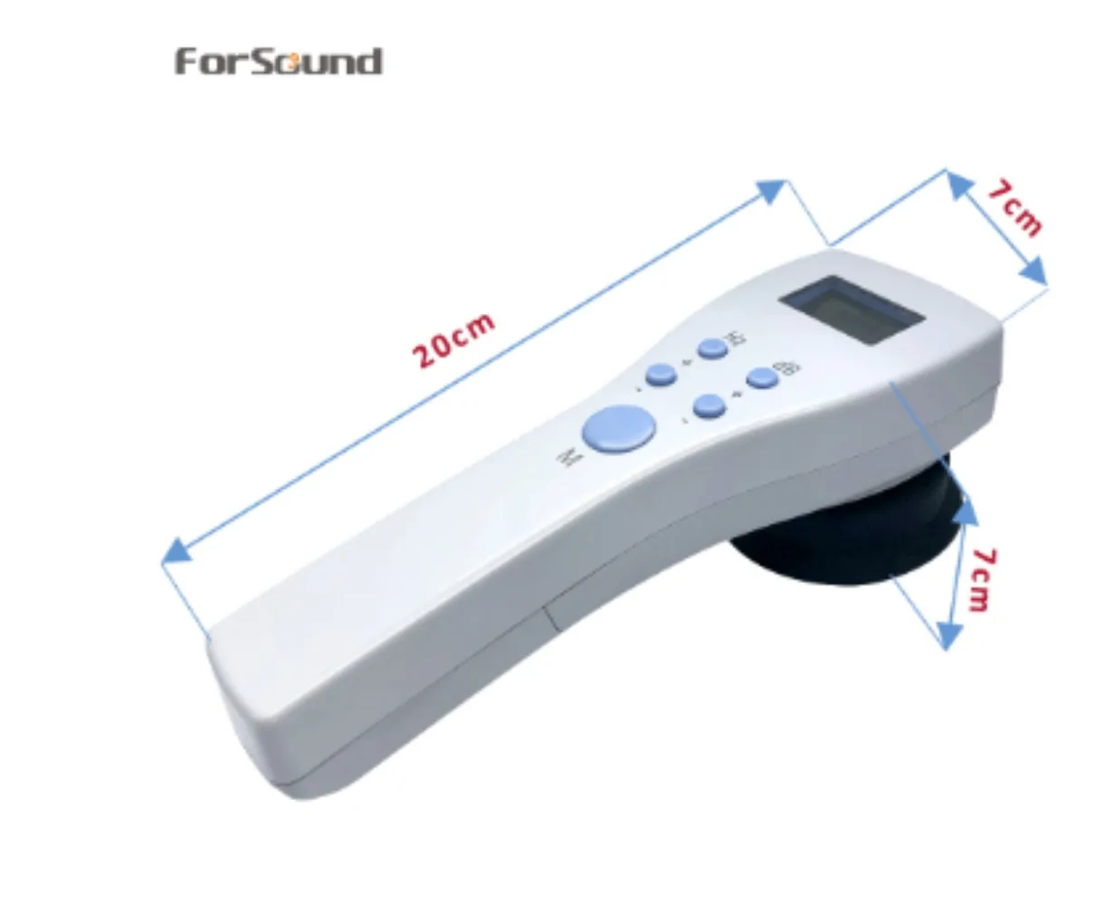 Readable Screen Audiometer Aerial Conduction LCD Screen Portable Handheld Hearing Test Machine Elderly Kid Health Care Ear Clean