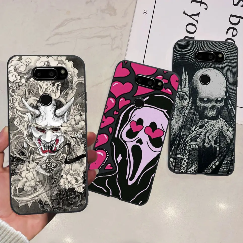 Funda trasera de teléfono para LG V30 V30 +, carcasa de mármol de gato bonito para LG V35 V30S Thinq, Funda de silicona suave para LGV30 V30 Plus, fundas
