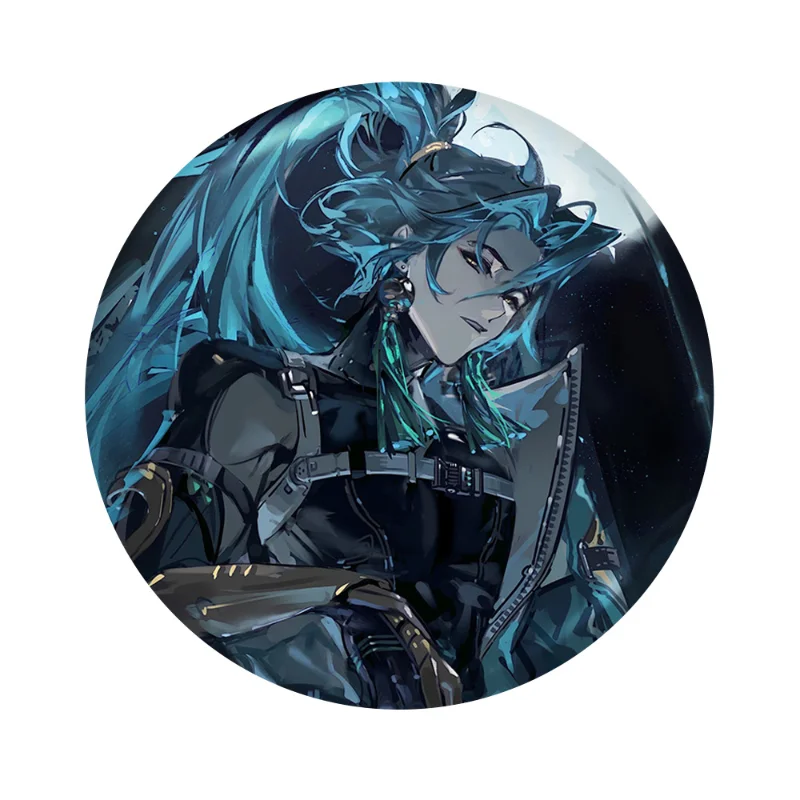 Wuthering Waves Game Jiyan Character Keychain Double Flash Badge Postcard Laser Ticket Small Card Combination Set Student Gifts