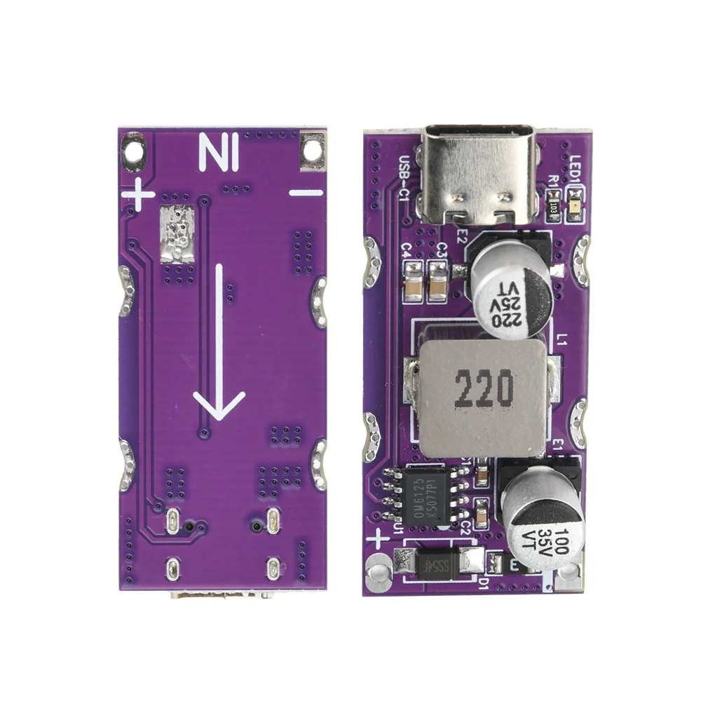 Módulo de carga súper rápida DC 9-31V PD6 3W PD 3,1 QC2.0/3,0 SCP protocolo completo módulo de carga rápida compatible con interfaz tipo C
