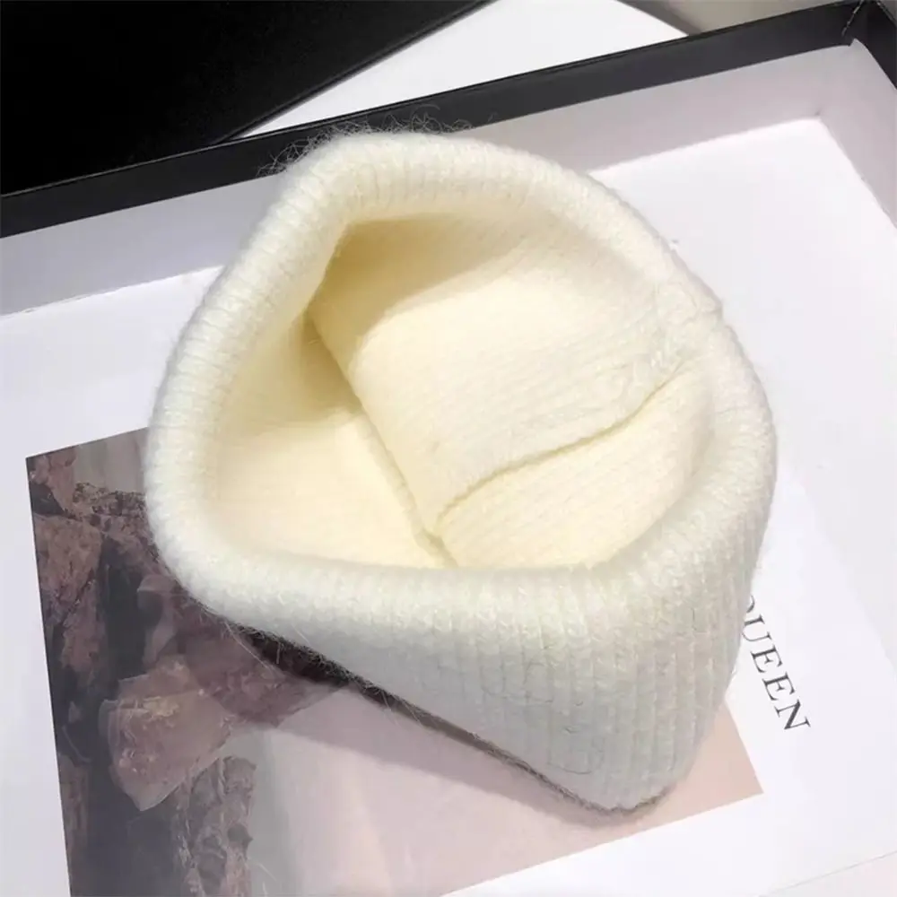 Casual Keep Warm Knitted Hat Windproof Coldproof Ear Protection Beanies for Autumn Winter
